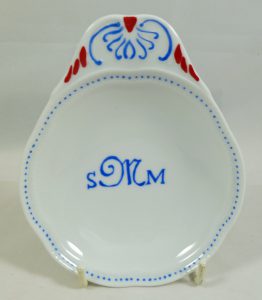 Celebrate Life 18 hand painted personalized porcelain trinket/coin birthday tray
