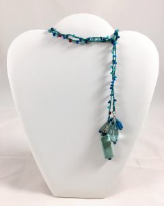 Celebrate Life 18 hand woven custom necklaces and wrap bracelets with semi precious stone beads, with spiritual meaning, personalized and based on gematria and numerology